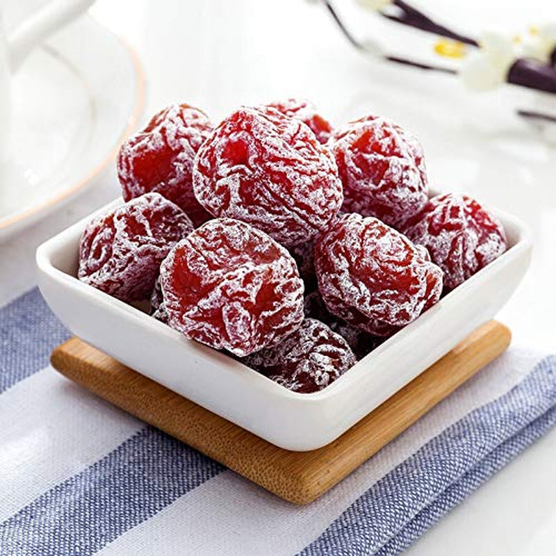 Delicious Chinese Yogurt Plums Preserved Plums Dried Plums Sweet and Sour Plum Sugar Non-Gmo Dried Plums Vegetarian 7Oz (200G）