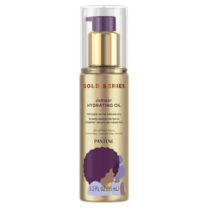 Gold Series Intense Hydrating Oil Treatment, 3.2 Fl Oz – Hair Oil Infused with Rich Argan Oil for Beautiful, Shiny Hair - Dye, Paraben and Sulfate Free Formula