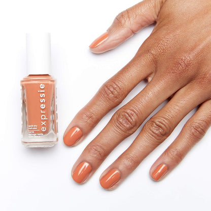 Expr Quick-Dry Vegan Nail Polish, Desk Mani, Peachy Beige, 0.33 Ounce