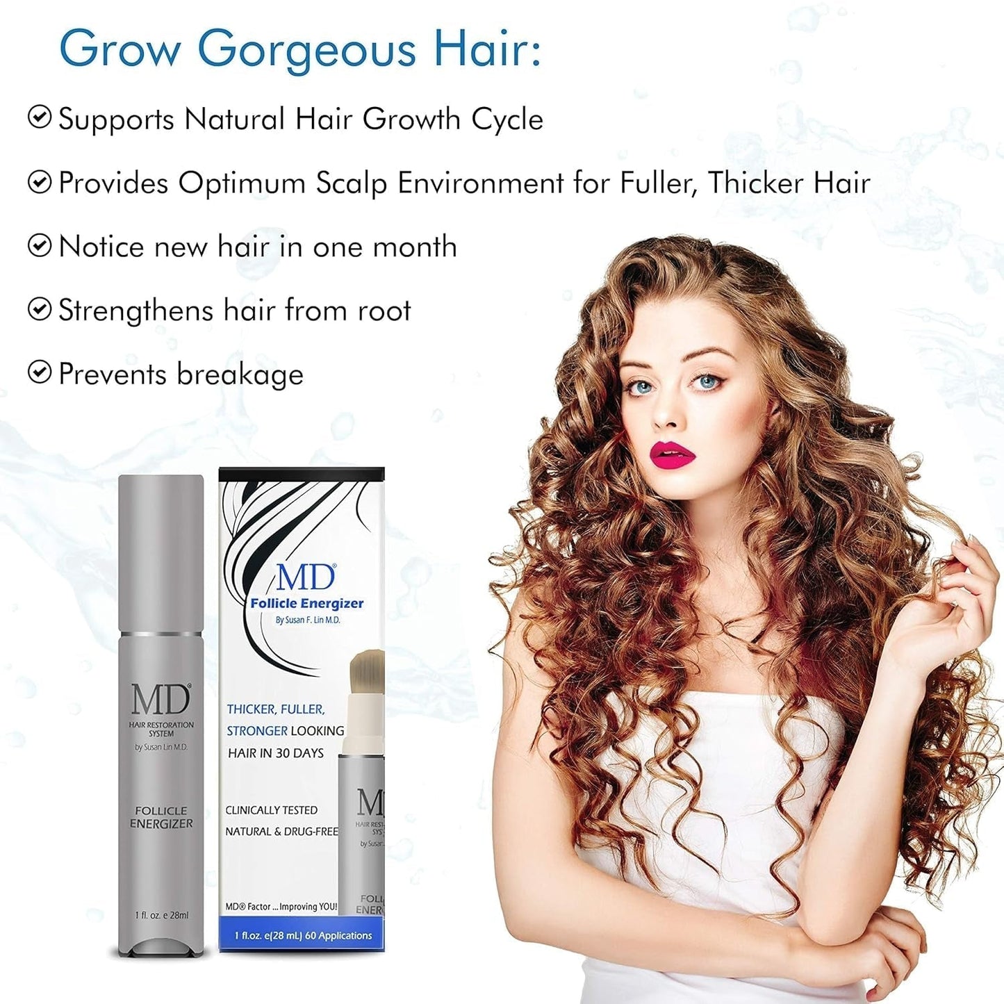 Factor Suero Natural Para El Crecimiento Del Cabello | Follicle Energizer Serum: Evita El Adelgazamiento Del Cabello Y La Pérdida De Cabello Al Estimular Los Folículos Capilares Para Producir Un Ca
