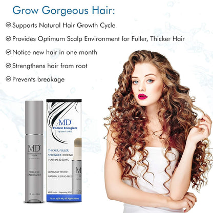 Factor Suero Natural Para El Crecimiento Del Cabello | Follicle Energizer Serum: Evita El Adelgazamiento Del Cabello Y La Pérdida De Cabello Al Estimular Los Folículos Capilares Para Producir Un Ca