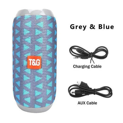 Bluetooth Speaker Outdoor Portable Waterproof Wireless Audio Multifunction Stereo Bass USB/TF/FM Radio Loud
