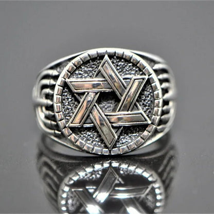 Fashion Antique Silver Color Engraved Delicate Ring Holiday Party Anniversary Couple Jewelry Gift - WORLD TIME VISITS