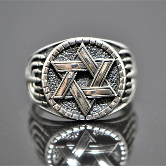 Fashion Antique Silver Color Engraved Delicate Ring Holiday Party Anniversary Couple Jewelry Gift - WORLD TIME VISITS