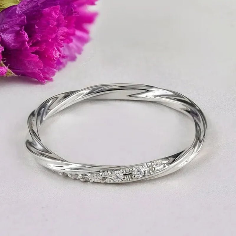 Fashion Jewelry for Women Gold Color Wedding Ring Female Engagement Party Gift Zircon Rings - WORLD TIME VISITS