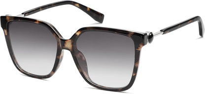 Fashion Square Sunglasses for Women Trendy UV Protection Lens Womens Sunnies Sunglasses SJ2196 - WORLD TIME VISITS
