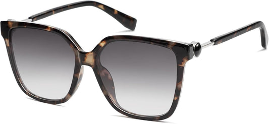 Fashion Square Sunglasses for Women Trendy UV Protection Lens Womens Sunnies Sunglasses SJ2196 - WORLD TIME VISITS