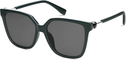 Fashion Square Sunglasses for Women Trendy UV Protection Lens Womens Sunnies Sunglasses SJ2196 - WORLD TIME VISITS
