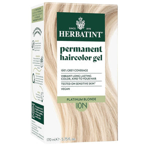 Permanent Hair Dye for Women - 10N Platinum Blonde - for up to 100% Gray Coverage of Resistant Gray Hair - Ammonia-Free, Alcohol-Free & Vegan - Salon Influenced Hair Color 5.75 Fl Oz
