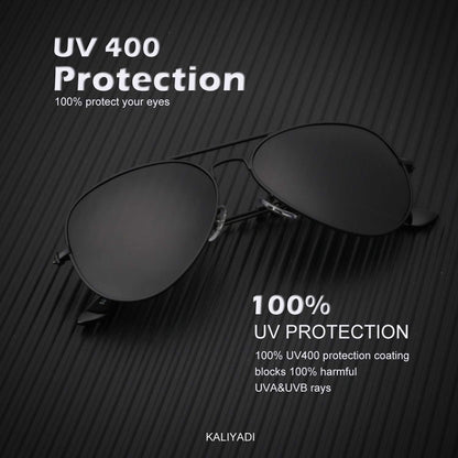 Classic Aviator Sunglasses for Men Women Driving Sun Glasses Polarized Lens UV Blocking