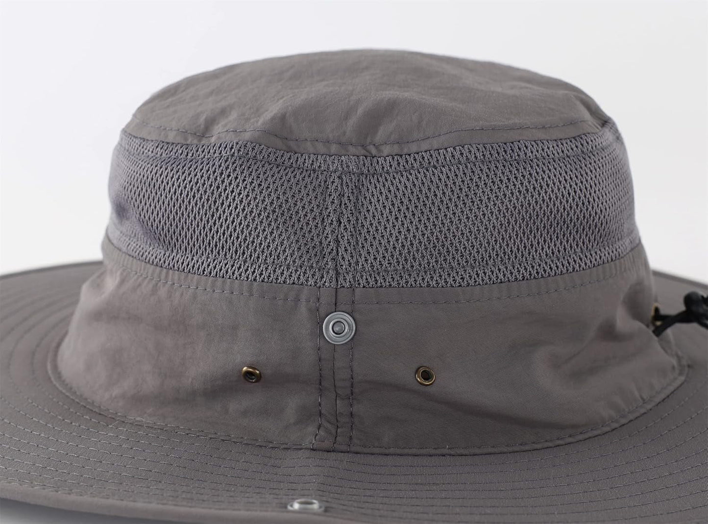 Wide Brim Sun Hat for Men Breathable Cowboy Boonie Hat UPF 50+ Sun Protection Bucket Hat for Fishing Hiking