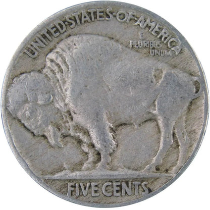 1927 Indian Head Buffalo Nickel 5 Cent Piece F Fine 5C US Coin Collectible Master Coins