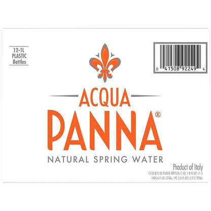 Natural Spring Water, 33.8 Fl Oz (Pack of 12)