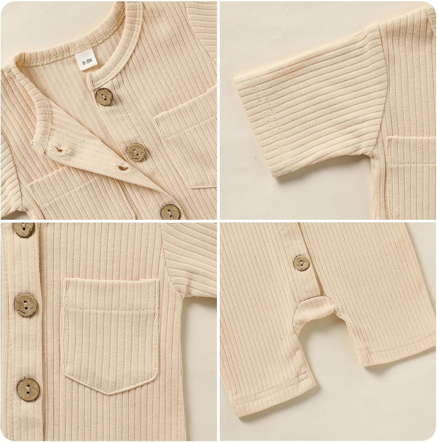 Newborn Baby Boy Girl Clothes 2 Pack Solid Romper Short Sleeve One-Piece Jumpsuits Outfits Sets