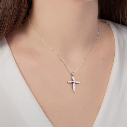 Necklaces for Women 925 Sterling Silver Heart Necklaces -  Infinity Love Platinum Plated Diamond Pendant 18", Silver, Cubic Zirconia - WORLD TIME VISITS