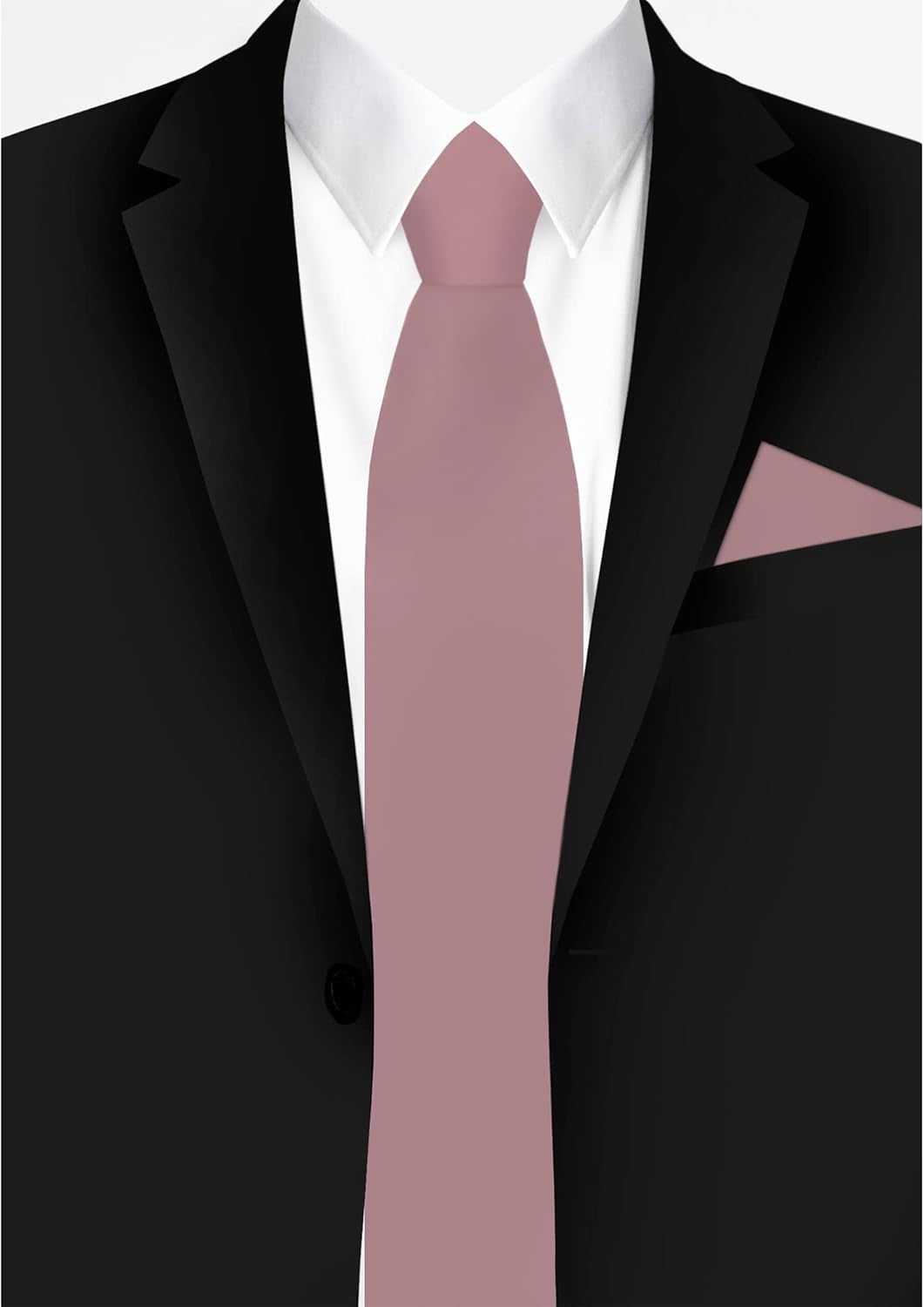 Men'S Extra Long Solid Color Tie