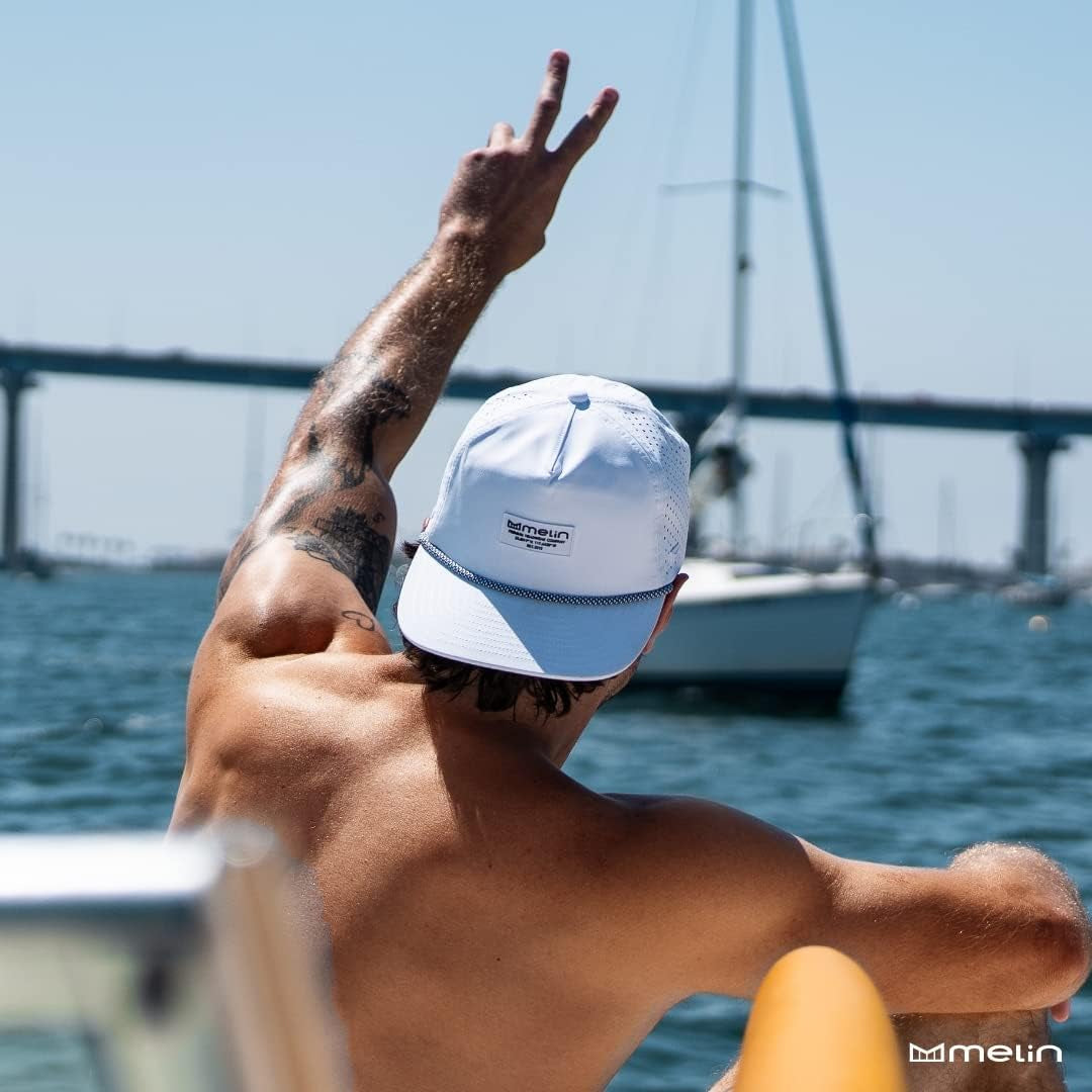 Coronado Brick Hydro, Snapback Hats, Water-Resistant Baseball Caps for Men & Women, Golf, Running, or Workout Hat