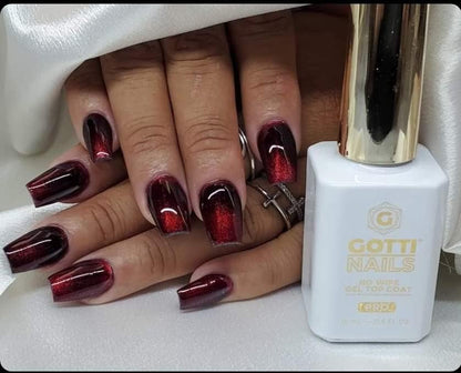 Gel Top Coat - No Wipe, Non Yellowing, Stain Resistant, Shiny and Glossy Top Coat Nail Polish - Clear Nail Polish for UV Gel and LED Gel Applications