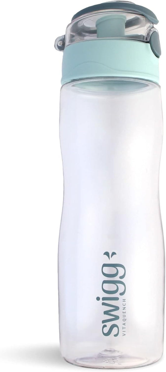 2 Pack BPA Free Sports Water Bottles for School Gym Bicycle Car - Leak Proof Sports Waterbottles - See through Reusable Clear Water Bottle Botella De Agua Made of Tritan Plastic Water Bottle - WORLD TIME VISITS