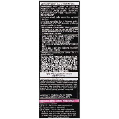 Color Ultime Hair Color, 1.4 Sapphire Black, 1 Application - Permanent Black Hair Dye for Vivid Color Intensity and Fade-Resistant Shine up to 10 Weeks