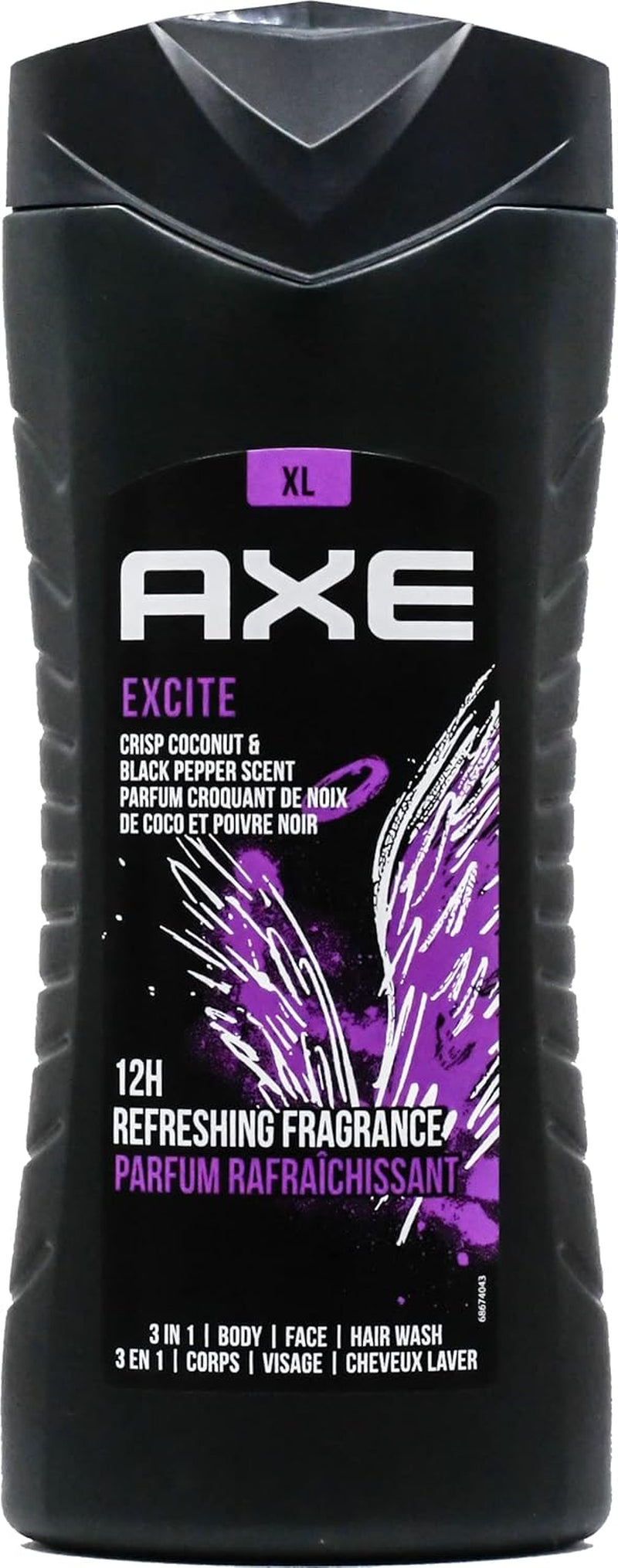 Body Wash 12H Refreshing Fragrance 3-IN-1 Body, Face, Hair Wash, Variety of 6 Scents - 13.5 Fl Ounce (400 Ml)