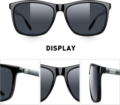 Unisex Polarized Aluminum Sunglasses Vintage Sun Glasses for Men/Women S8286