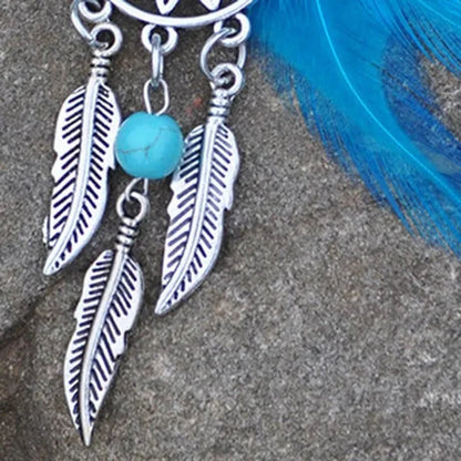 Best Valentine'S Day Gift! Women Dream Catcher Bohemia Style Key Ring Pendant Feather Key Chain Bag Decor Tassel