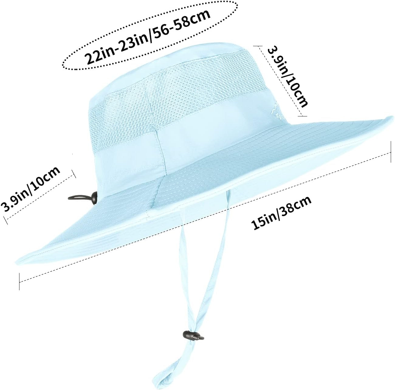 Sun Hats for Men Women Fishing Hat UPF 50+ Breathable Wide Brim Summer UV Protection Hat