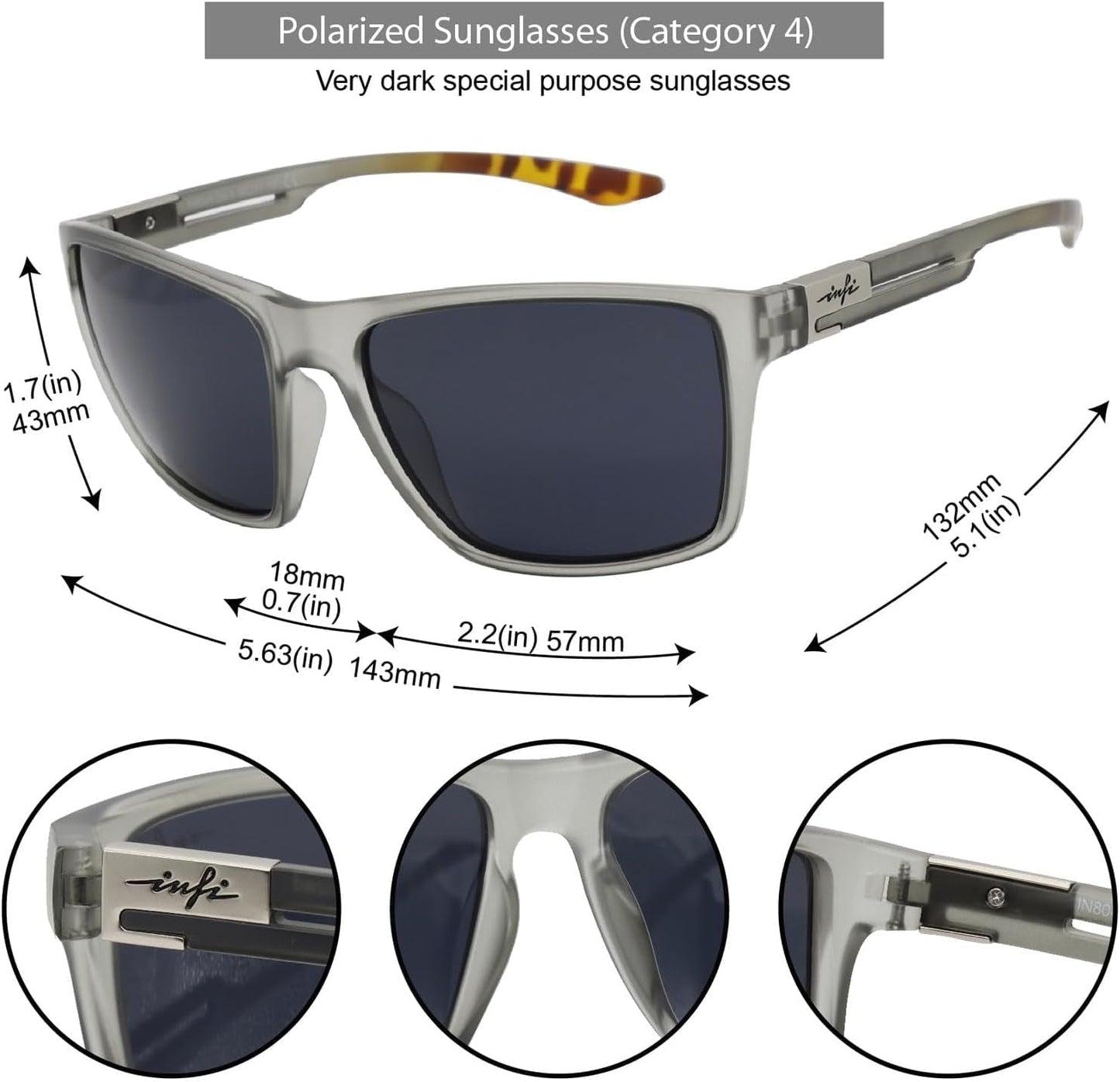 Fishing Polarized Sunglasses for Men Driving Running Golf Sports Glasses Square UV Protection Designer Style Unisex