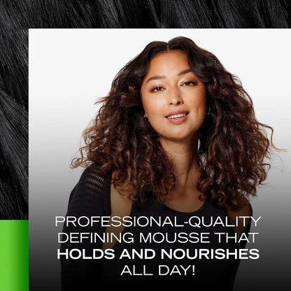 Flawless Curls Mousse 2-Pack + Keratin Repair Hair Mask – Coconut & Avocado Oils, Touchable Hold, Curl Definition, Frizz Control, Color-Safe, Paraben-Free