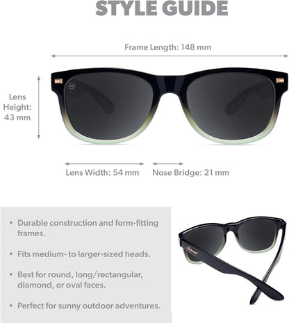 Fort Knocks Polarized Sunglasses for Men & Women - Impact Resistant Lenses & Full UV400 Protection