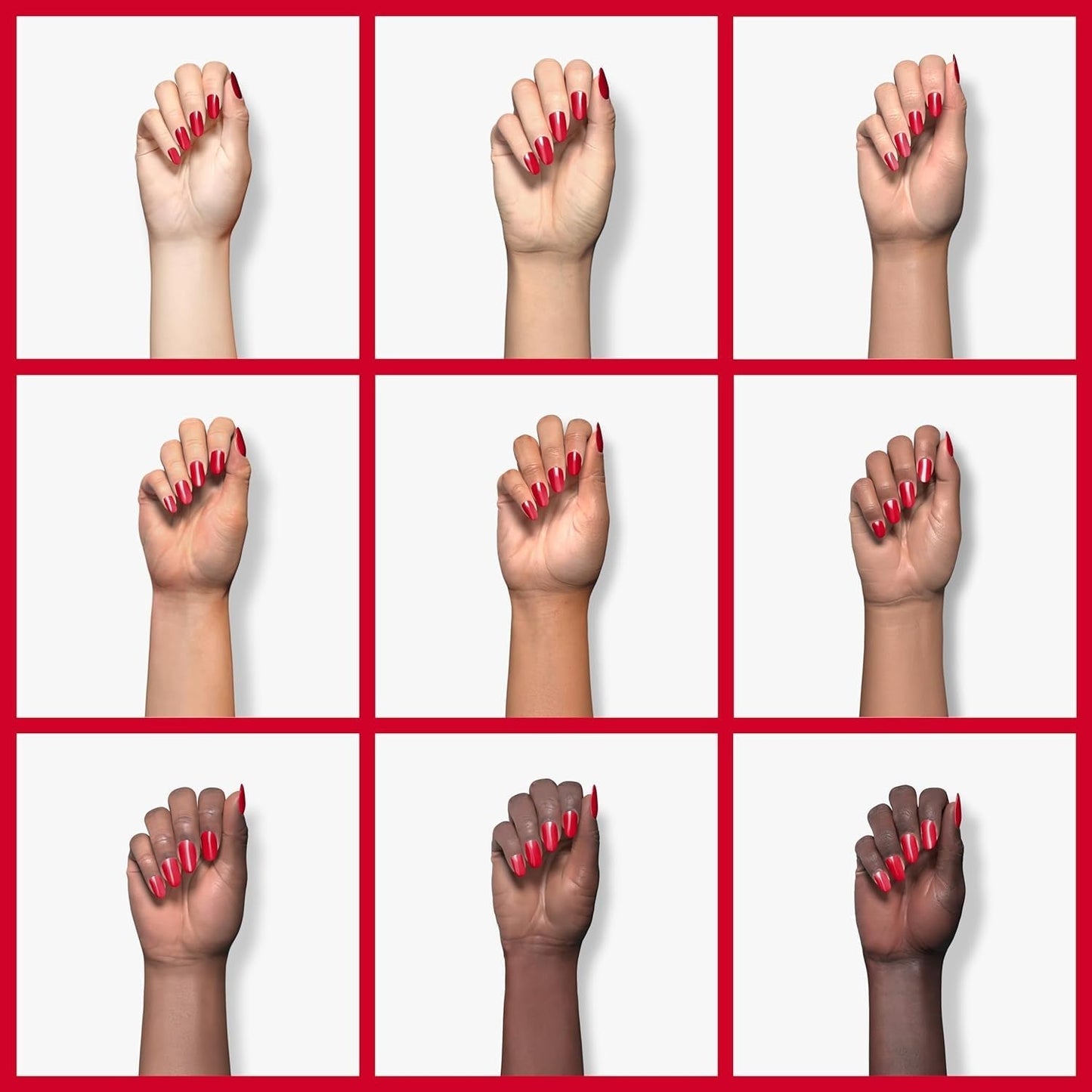 French Gel Nail Polish - 1PC 10ML Red Gel Polish U V LED Soak off Gel Quick French Manicure Gel Polish Nail Salon DIY Home for Starters Professionals