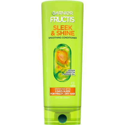 Fructis Sleek & Shine Conditioner, Frizzy, Dry, Unmanageable Hair, 21 Fl. Oz.(Packaging May Vary) - WORLD TIME VISITS