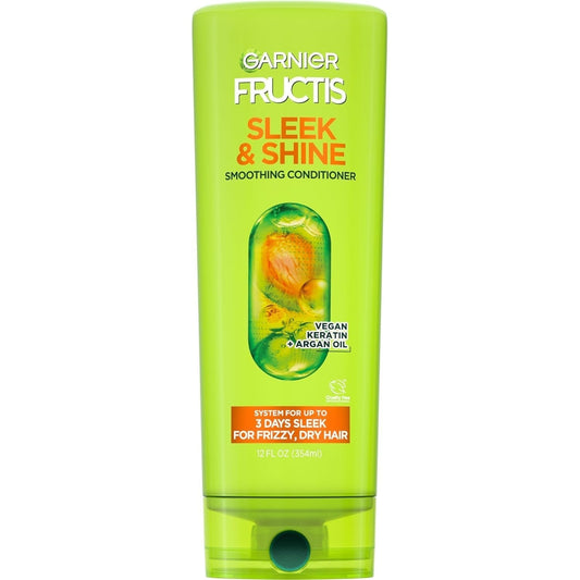 Fructis Sleek & Shine Conditioner, Frizzy, Dry, Unmanageable Hair, 21 Fl. Oz.(Packaging May Vary) - WORLD TIME VISITS