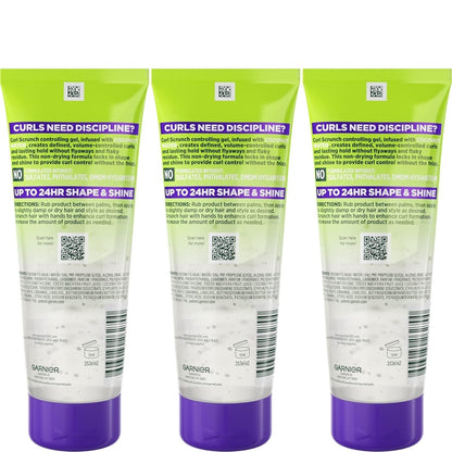 Fructis Style Curl Scrunch Controlling Gel for Shape & Shine, 6.8 Fl Oz, 3 Count (Packaging May Vary) - WORLD TIME VISITS
