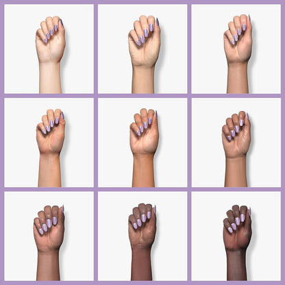 Gel Nail Polish Blue Purple 15Ml Dark Purple Opaque Pastel Gel Polish Milky Bluish Purple 1 Piece Single Bottle Cool Tone Soak off at Home Salon DIY French Manicure Nails Art
