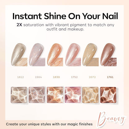 Gel Nail Polish Set, Nude 6 Colors Neutral Gel Polish Skin Tone Pink Glitter Nail Polish Shimmery Pear Gel Polish Starter Kit Soak off All Season Nude Gel Nail Polish LED Manicure DIY Salon - WORLD TIME VISITS