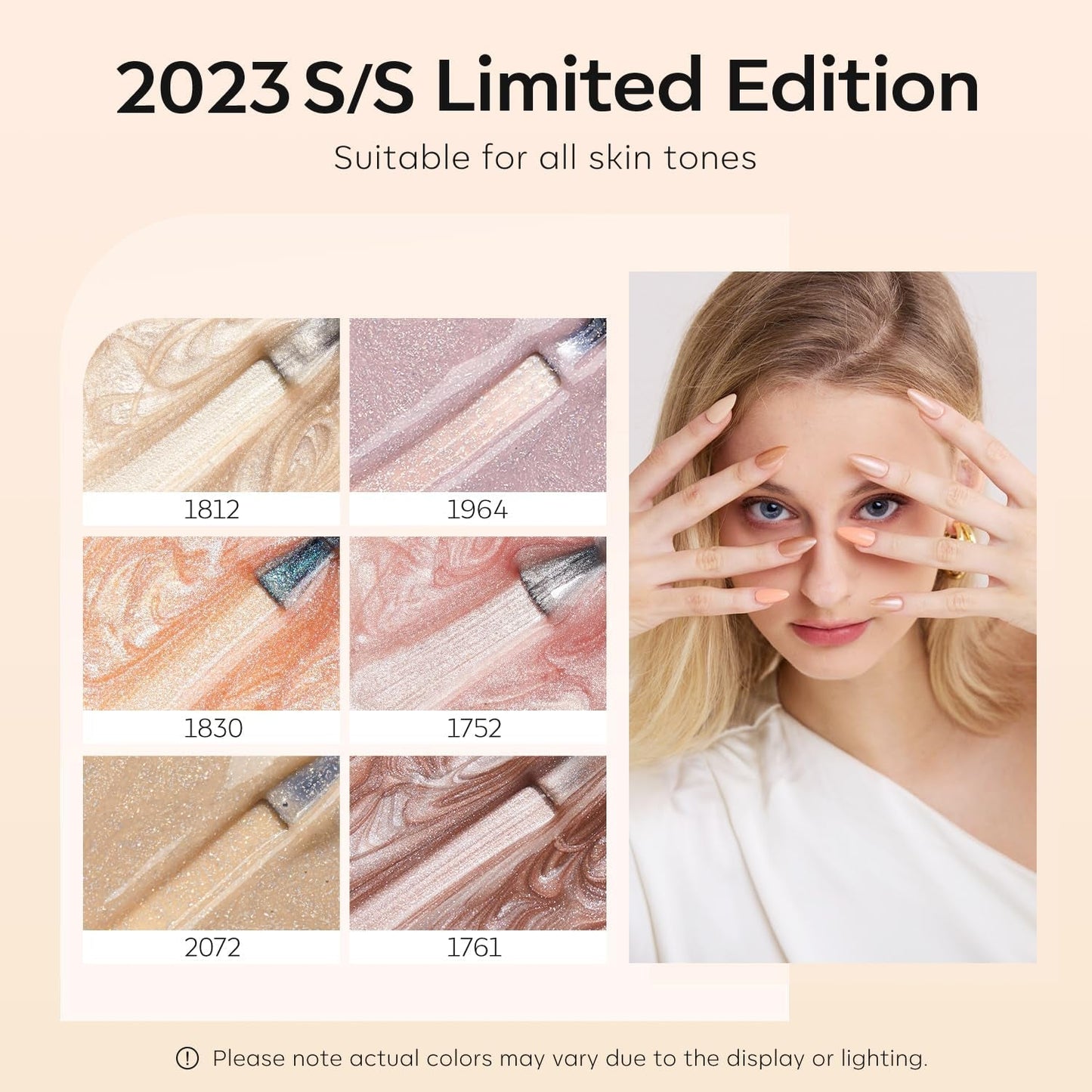 Gel Nail Polish Set, Nude 6 Colors Neutral Gel Polish Skin Tone Pink Glitter Nail Polish Shimmery Pear Gel Polish Starter Kit Soak off All Season Nude Gel Nail Polish LED Manicure DIY Salon - WORLD TIME VISITS