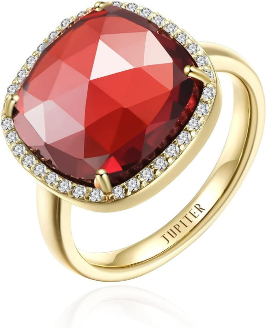 Gemstone Women'S Ring - Gemstone Women Ring, 0.47"/12Mm Birthstone Rings Jewelry for Valentine'S Day, Mother'S Day, Birthday Jewelry - WORLD TIME VISITS