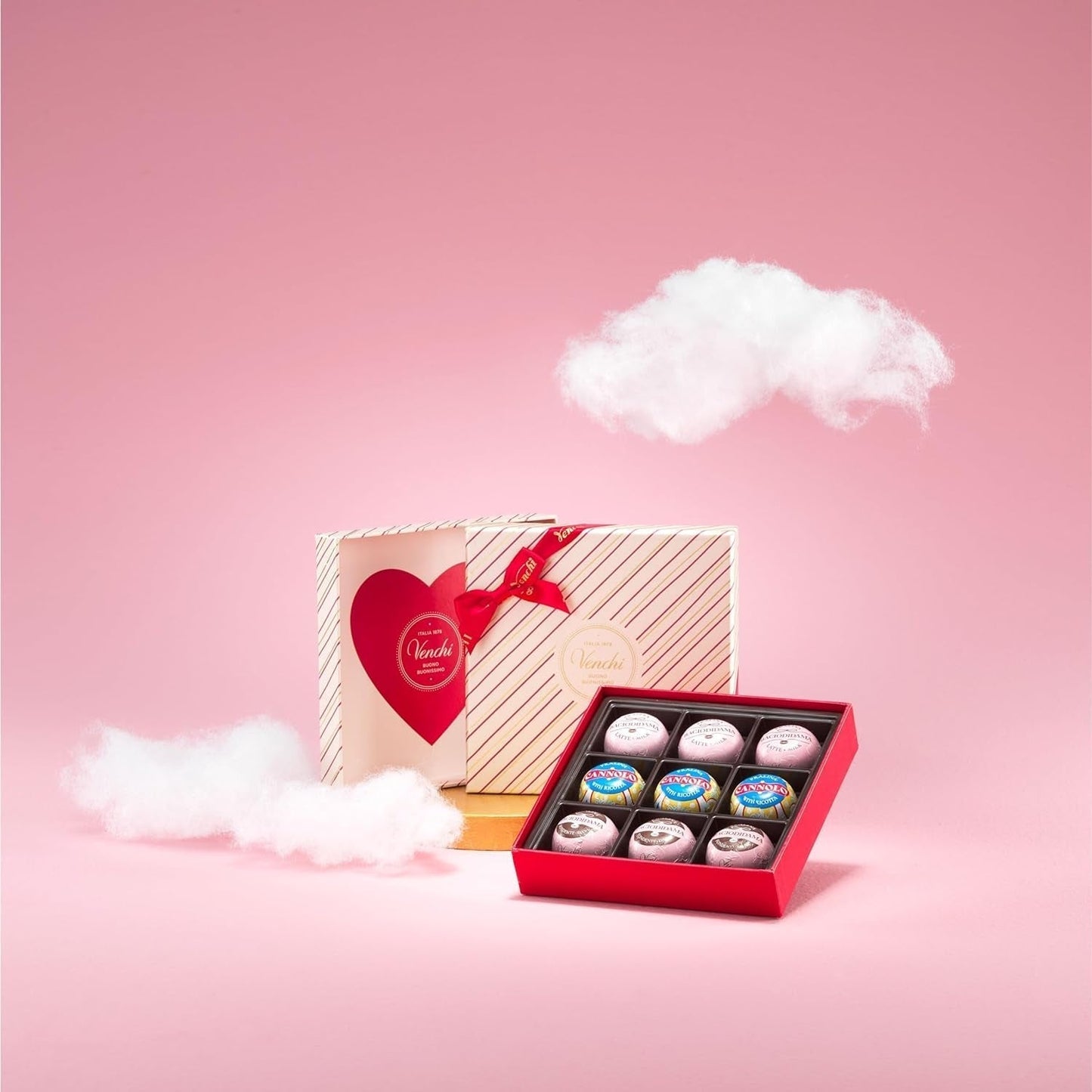 ' - Gift Box with Assorted Chocolates, 5.22 Oz - Gift Idea - Gluten Free - WORLD TIME VISITS