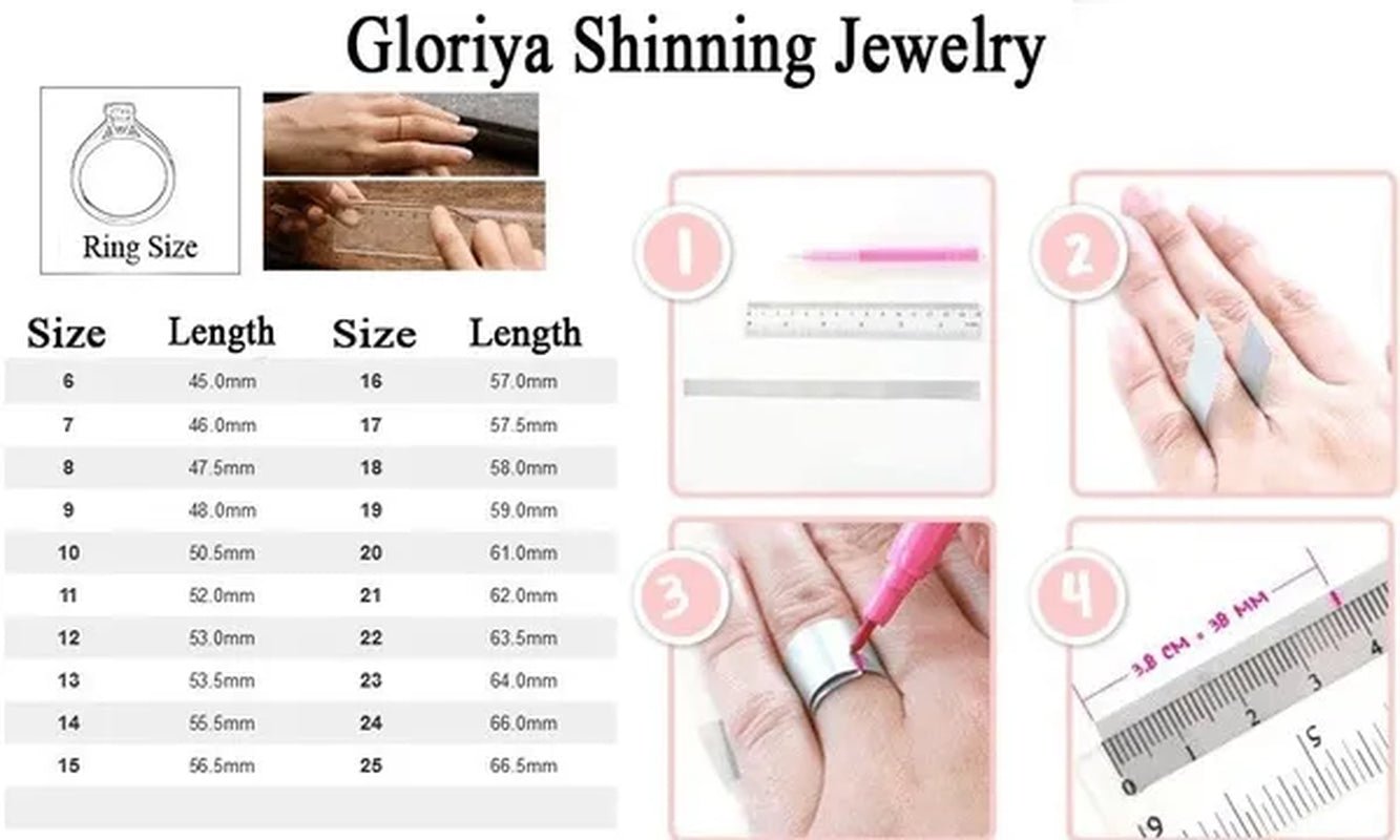 Gloriya Fashion Summer Silver Plated Engagement Party Ring Jewelry Inlaid Exquisite Multi Cut Green Red Purple Color CZ Crystal Big Wedding Band for Women