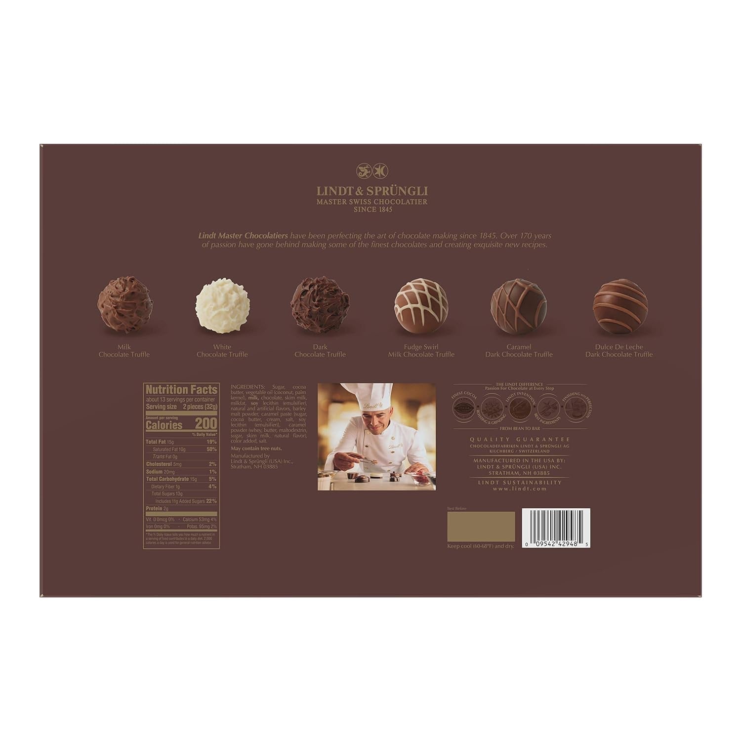 Gourmet Chocolate Truffles Gift Box, Assorted Chocolate Truffles, Great for Gift Giving, 14.7 Ounces - WORLD TIME VISITS