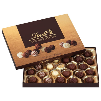 Gourmet Chocolate Truffles Gift Box, Assorted Chocolate Truffles, Great for Gift Giving, 14.7 Ounces