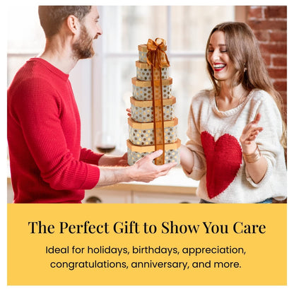 Gourmet Food Gift Basket Snack Gifts for Women, Men, Families, Delivery For, Appreciation, Chocolate, Thank You, Birthday, Corporate, Congratulations - WORLD TIME VISITS