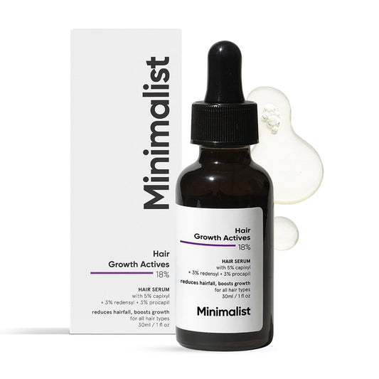 Hair Density Serum 18% | with Procapil, Capixyl, Redensyl, Anagain & Baicapil for Hair Fall Control | Women & Men | 30 Ml - WORLD TIME VISITS