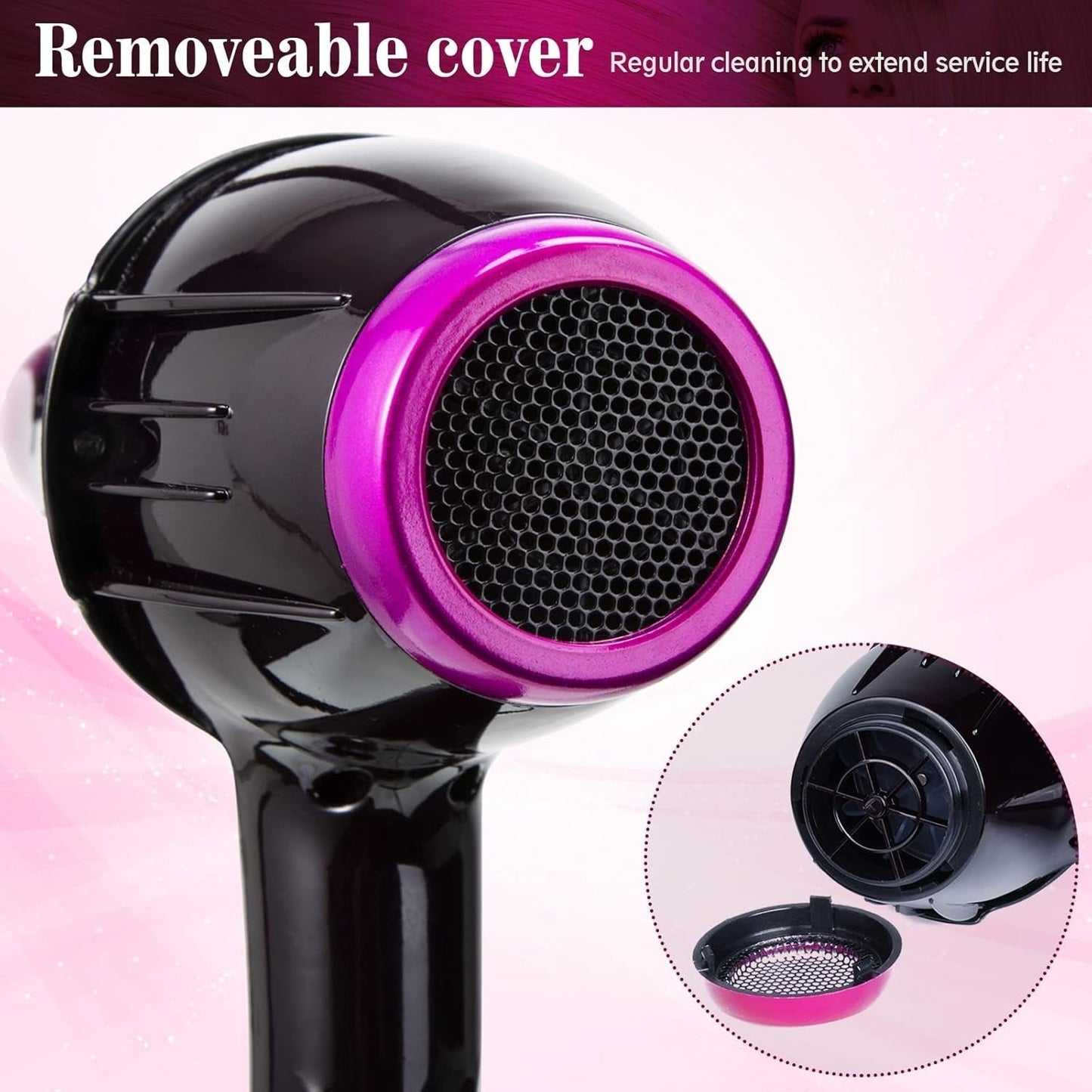Hair Dryer 3500W Professional Blow Dryer Built-In Powerful AC Motor Diffuser Fast Drying Heat Hairdryer Powerful Home Salon Hair Dryers