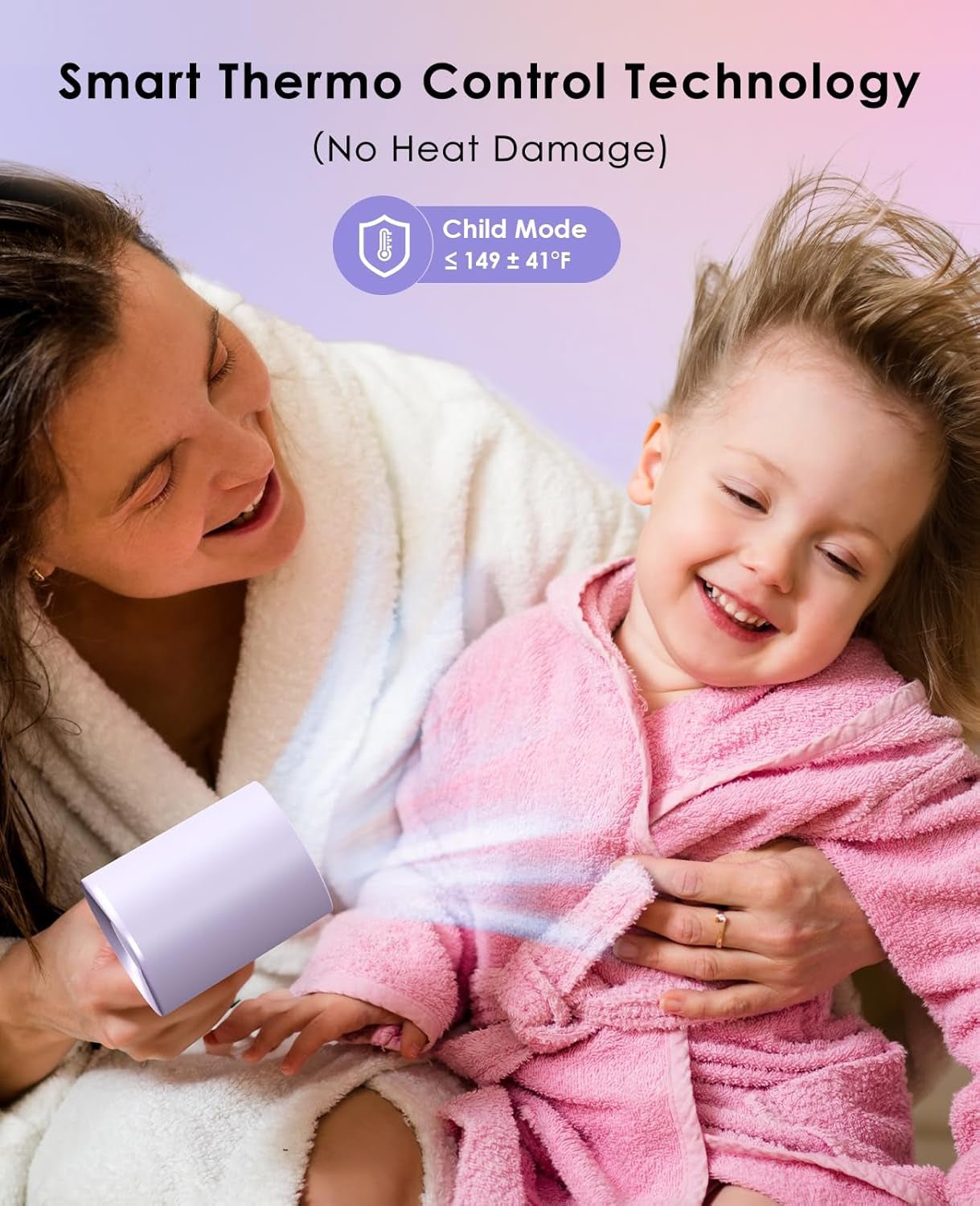 Hair Dryer, Negative Ionic Hair Dryer, High-Speed Blow Dryer with 110, 000 RPM Brushless Motor, Fast Drying Lightweight Travel Hairdryer, Low Noise Home Hair Dryer with Smooth Nozzle