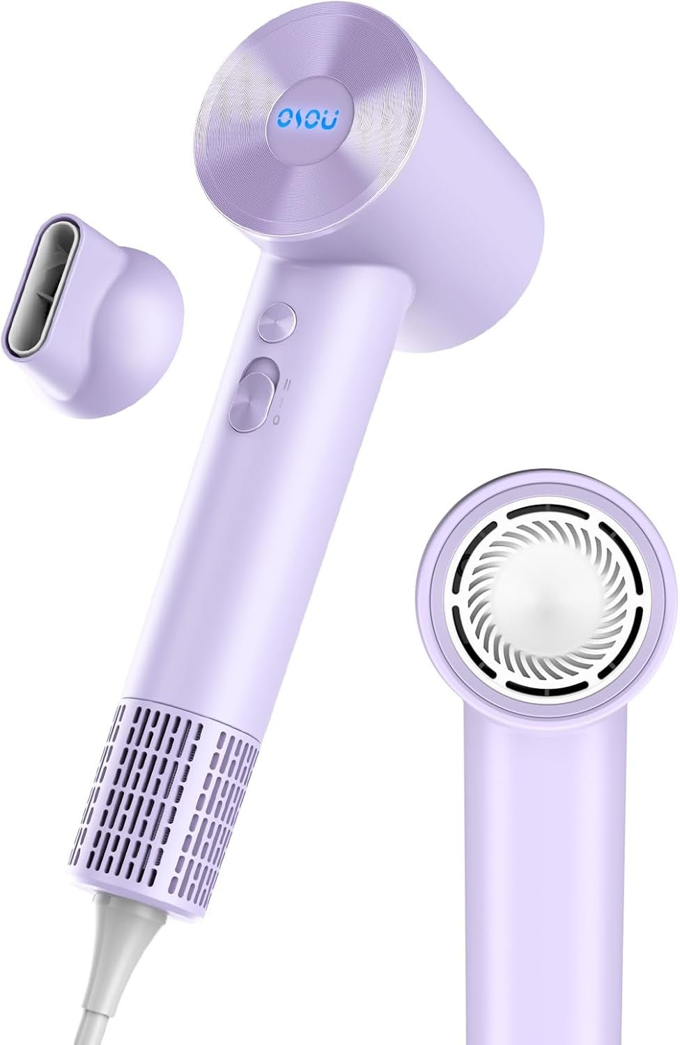 Hair Dryer, Negative Ionic Hair Dryer, High - Speed Blow Dryer with 110, 000 RPM Brushless Motor, Fast Drying Lightweight Travel Hairdryer, Low Noise Home Hair Dryer with Smooth Nozzle - WORLD TIME VISITS
