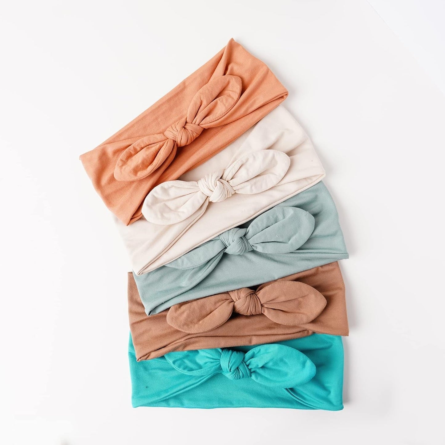 Headbands for Women Non Slip Hair Bands with Bows Rabbit Ears Workout Running Sport Sweat Elastic Hair Wrap for Girls Hair Accessories 12 Pack