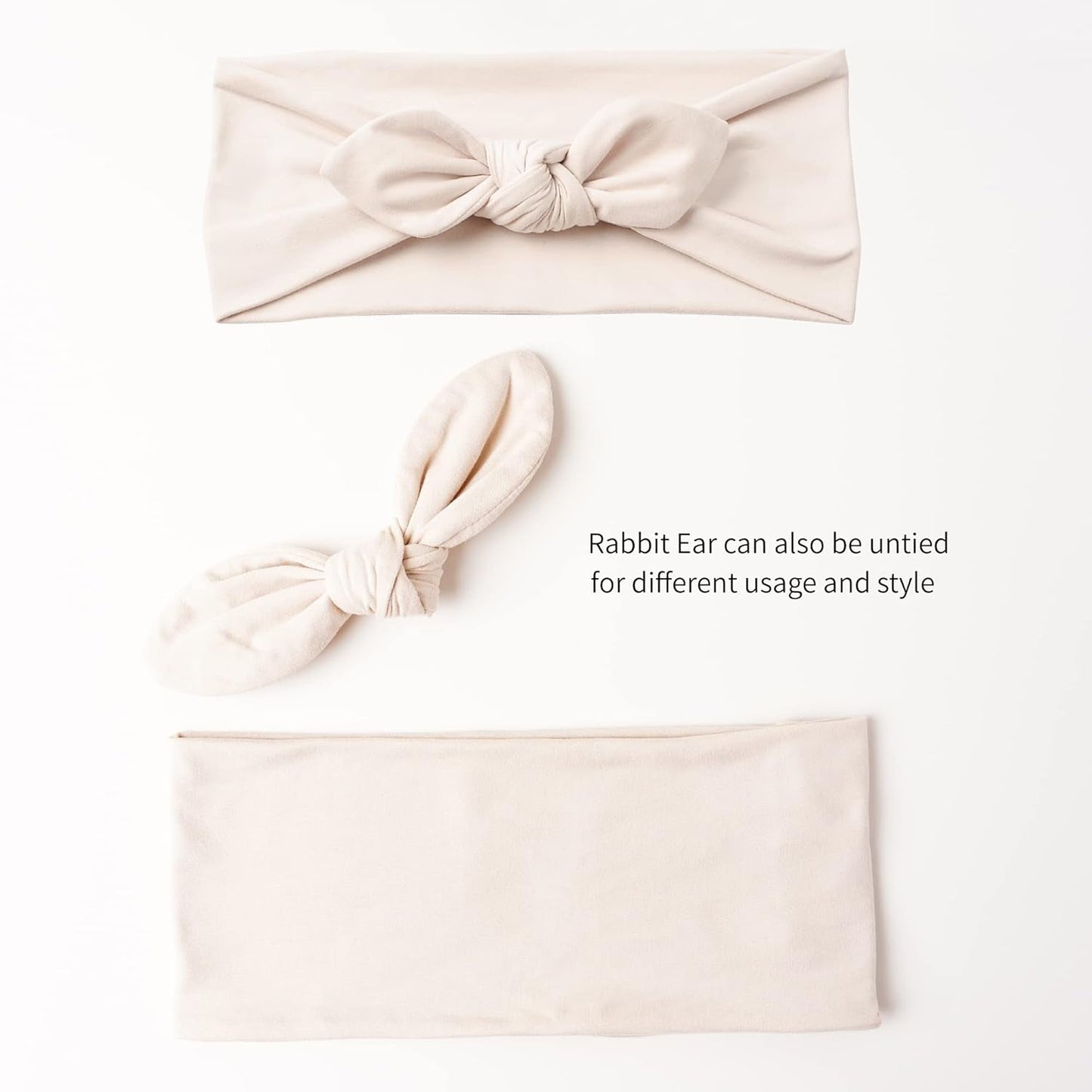 Headbands for Women Non Slip Hair Bands with Bows Rabbit Ears Workout Running Sport Sweat Elastic Hair Wrap for Girls Hair Accessories 12 Pack - WORLD TIME VISITS
